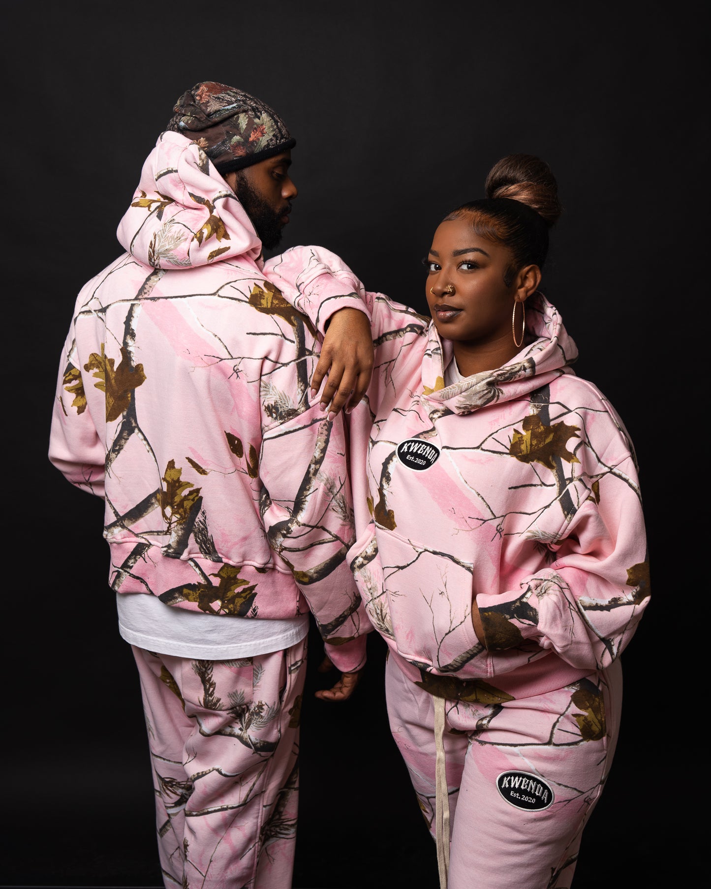 Pink Camo Sweatpants