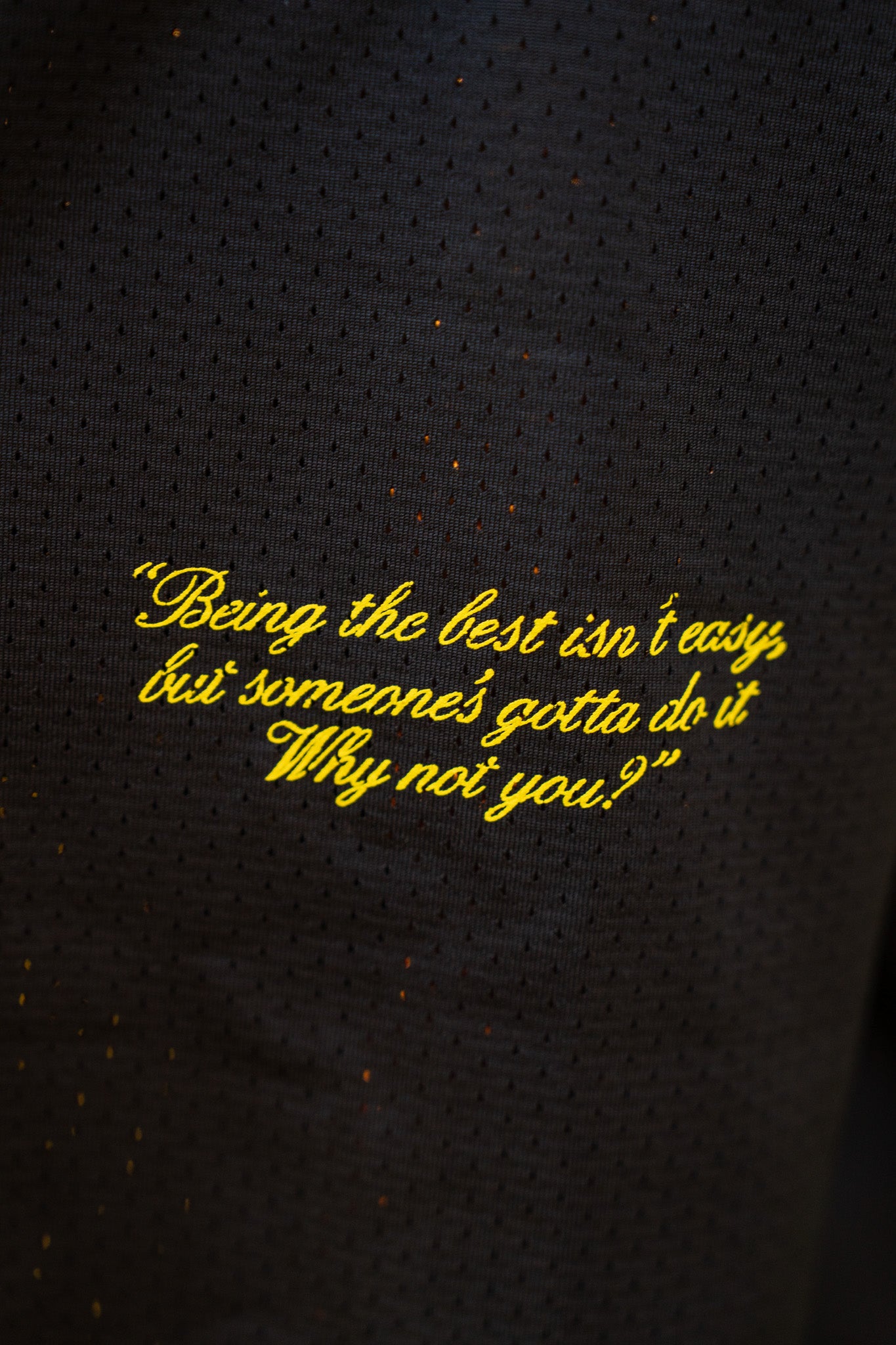 Black & Yellow Jersey