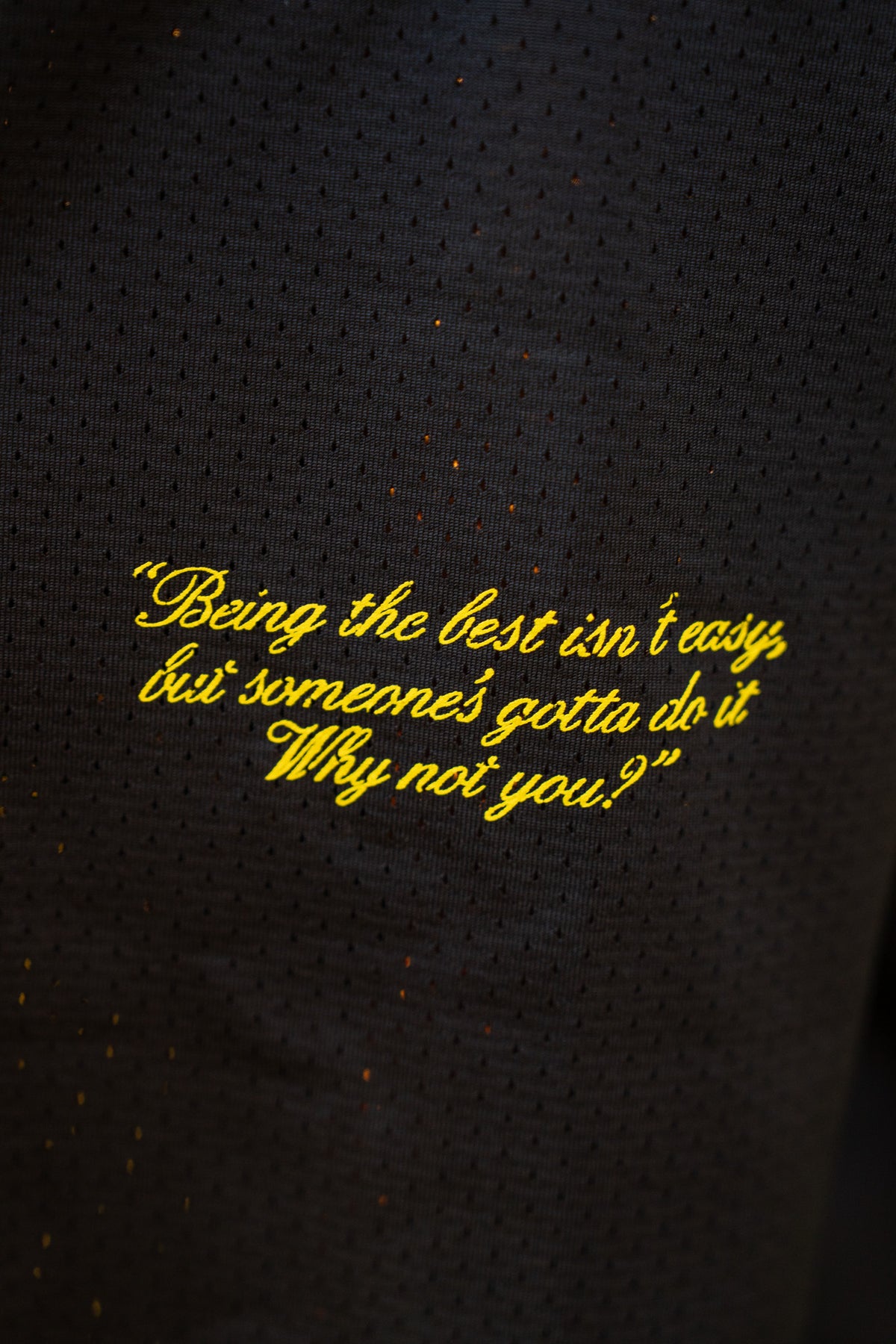 Black & Yellow Jersey