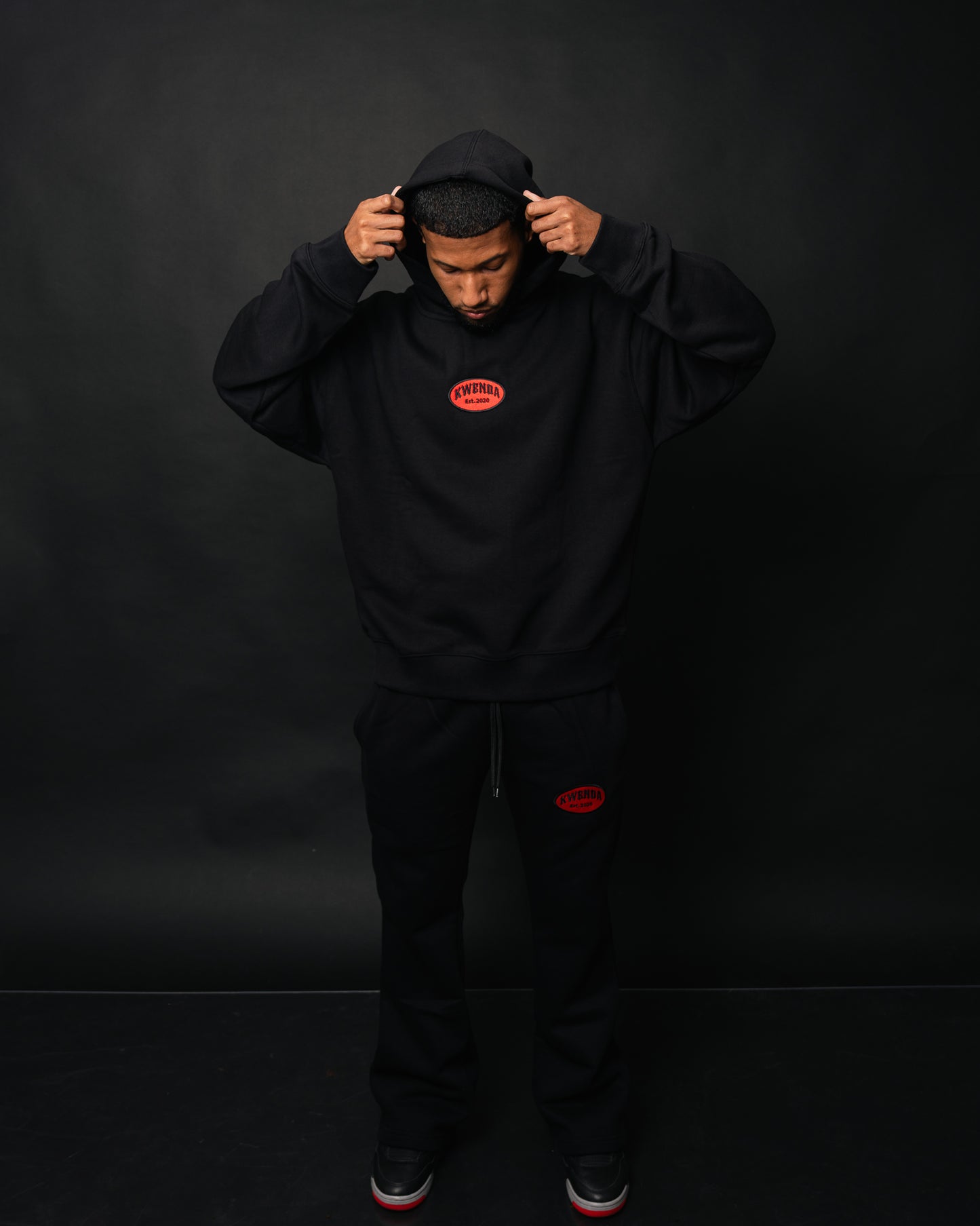 Black & Red Pullover