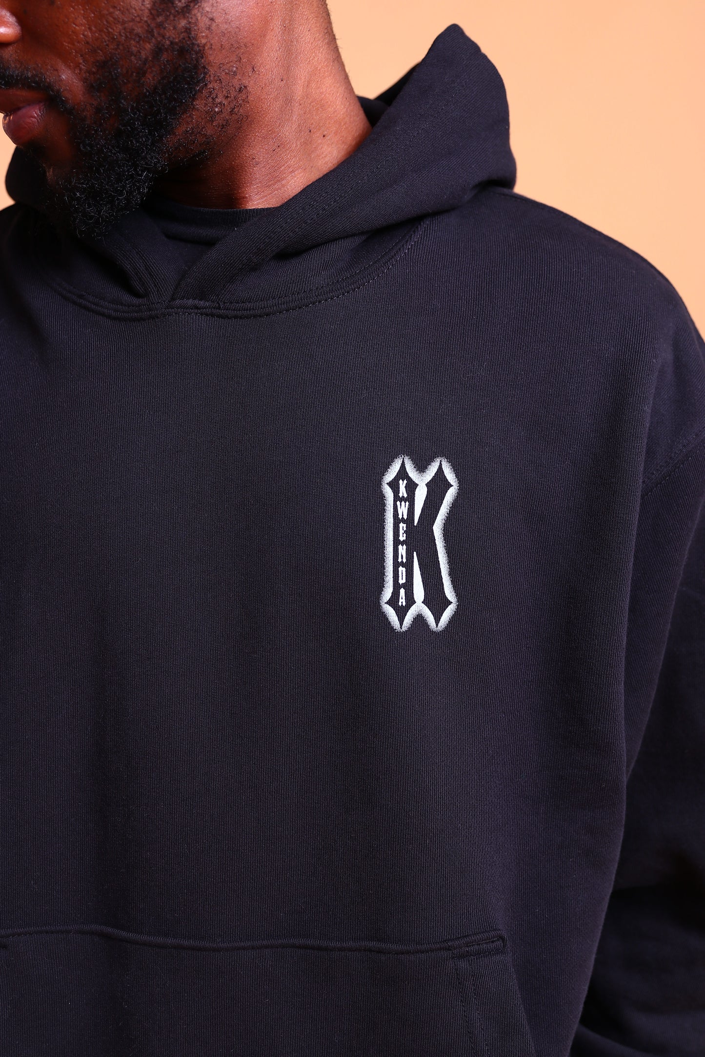 Black "K" Pullover Hoodie