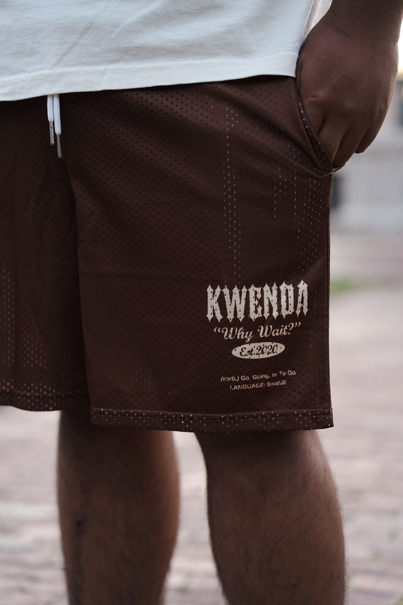 Brown/Cream Shorts