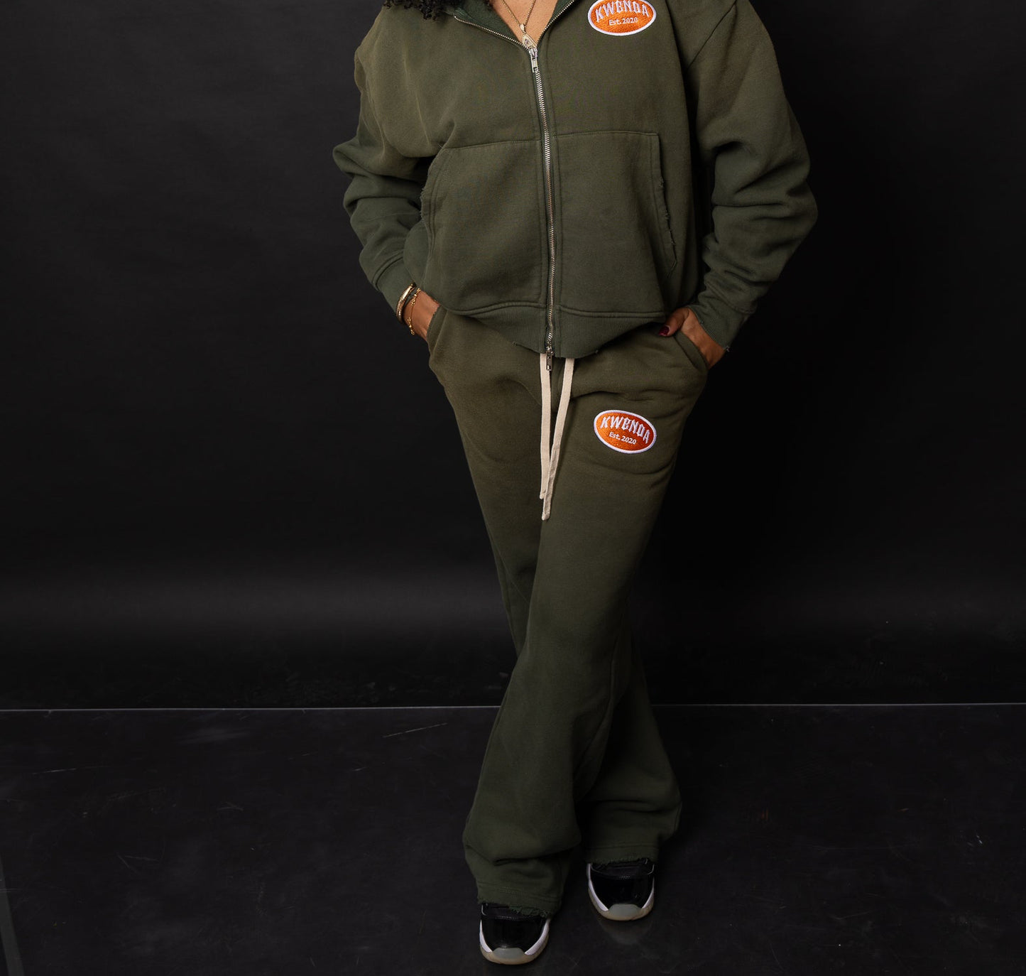 Olive Green Sweatpants