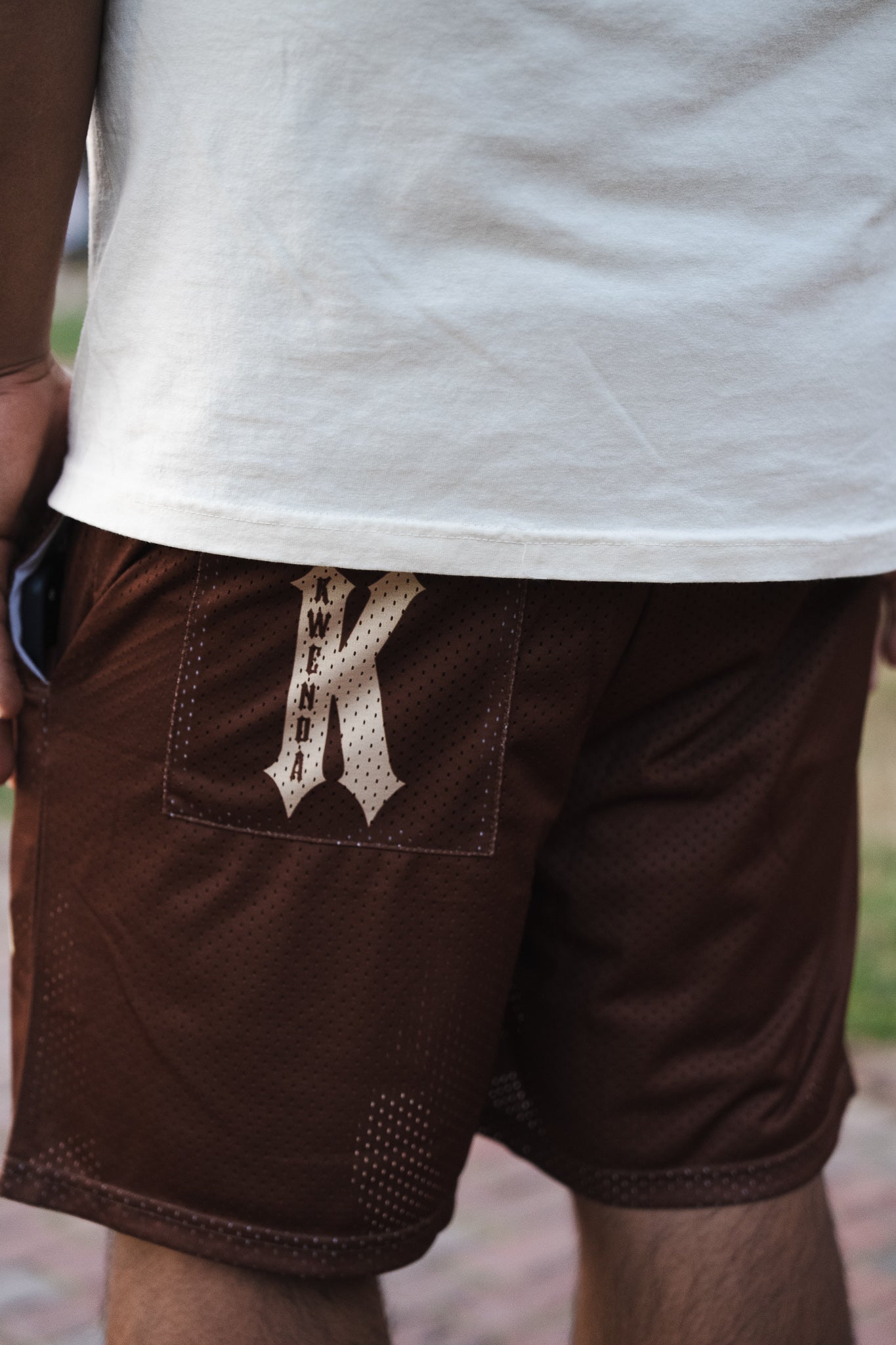 Brown/Cream Shorts