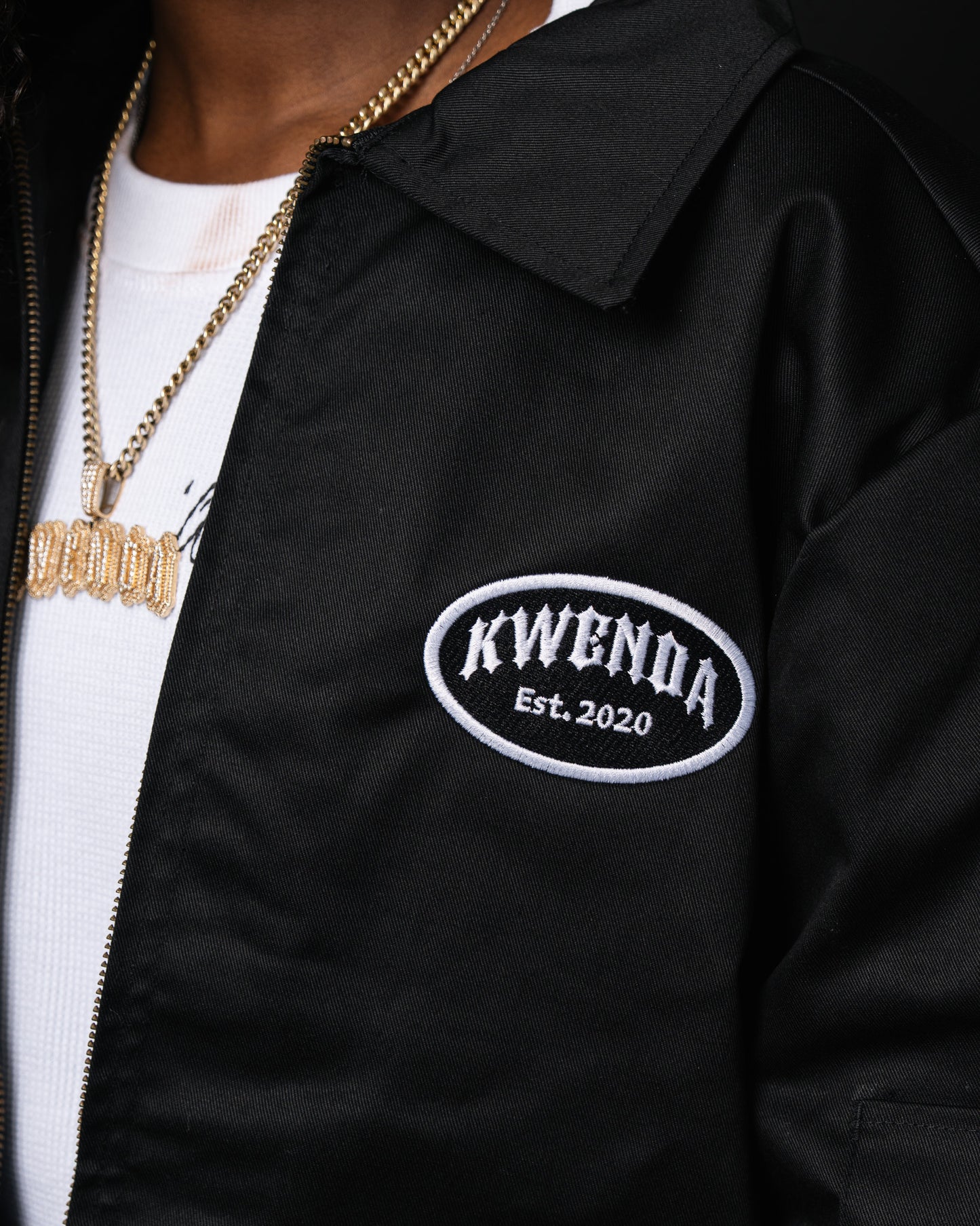 Black & White Workwear Jacket