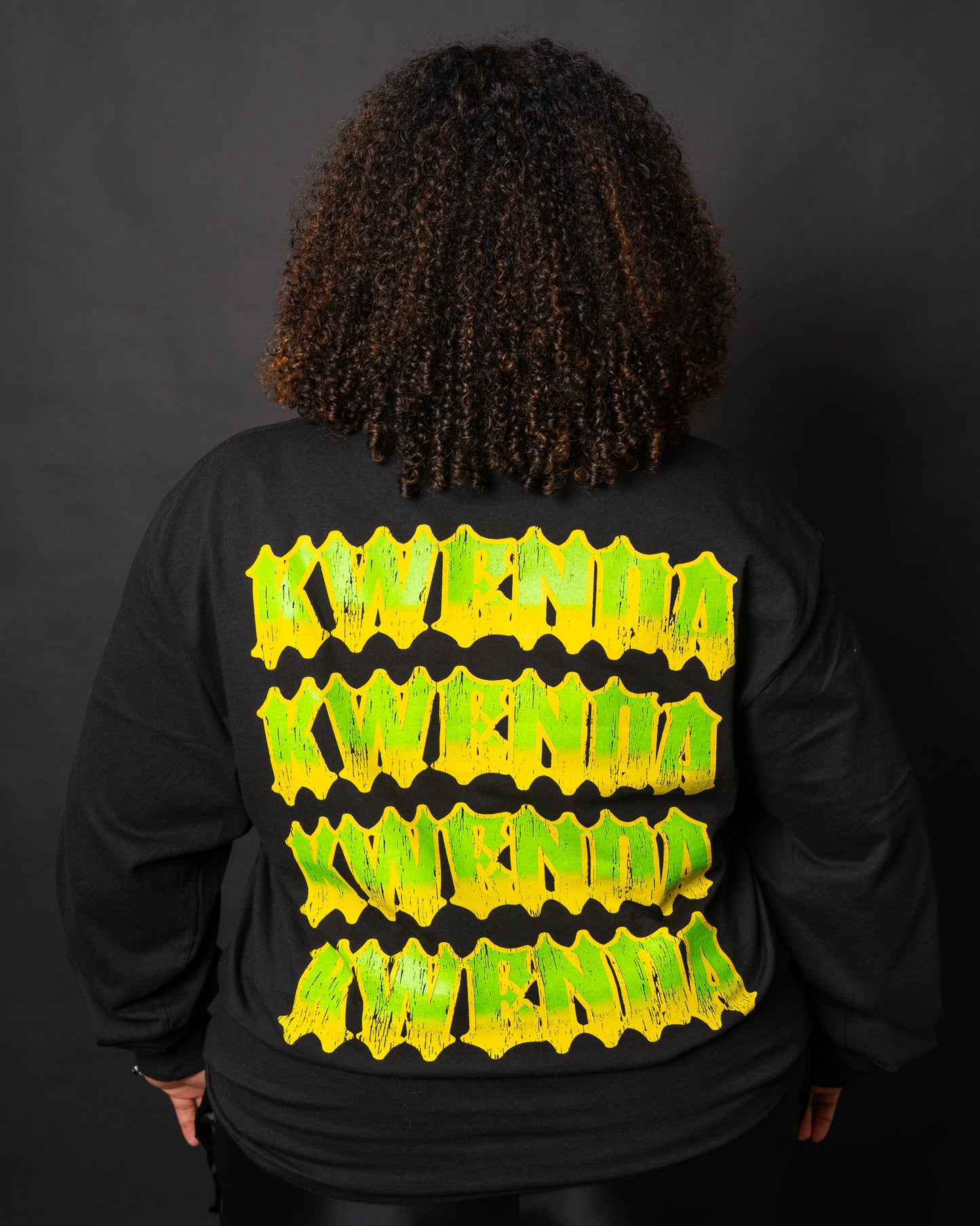 Black & Green long sleeve tee