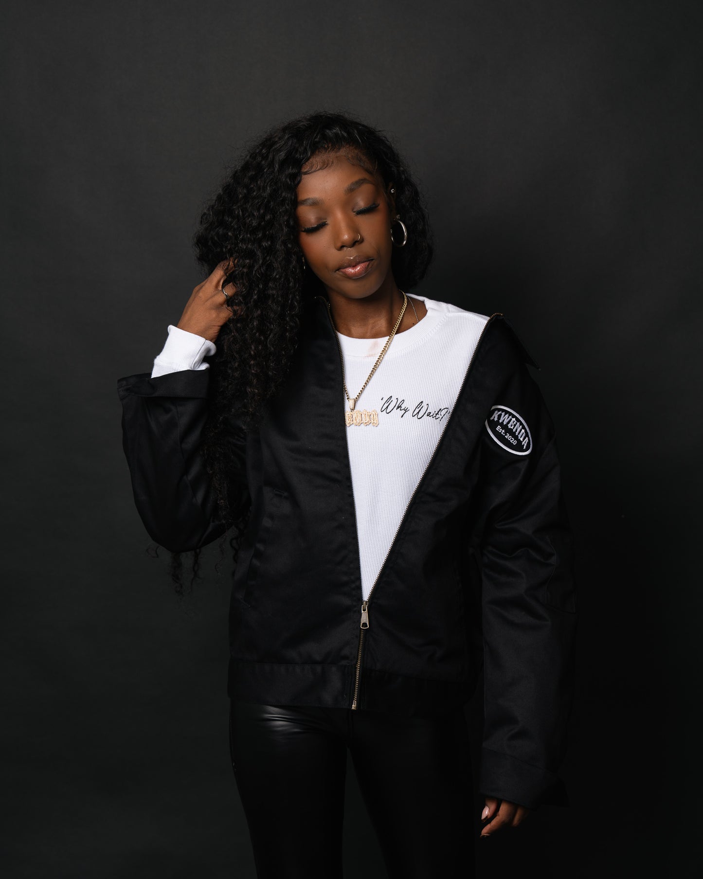 Black & White Workwear Jacket