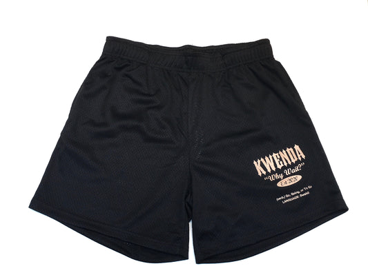 Black Kwenda Mesh Shorts