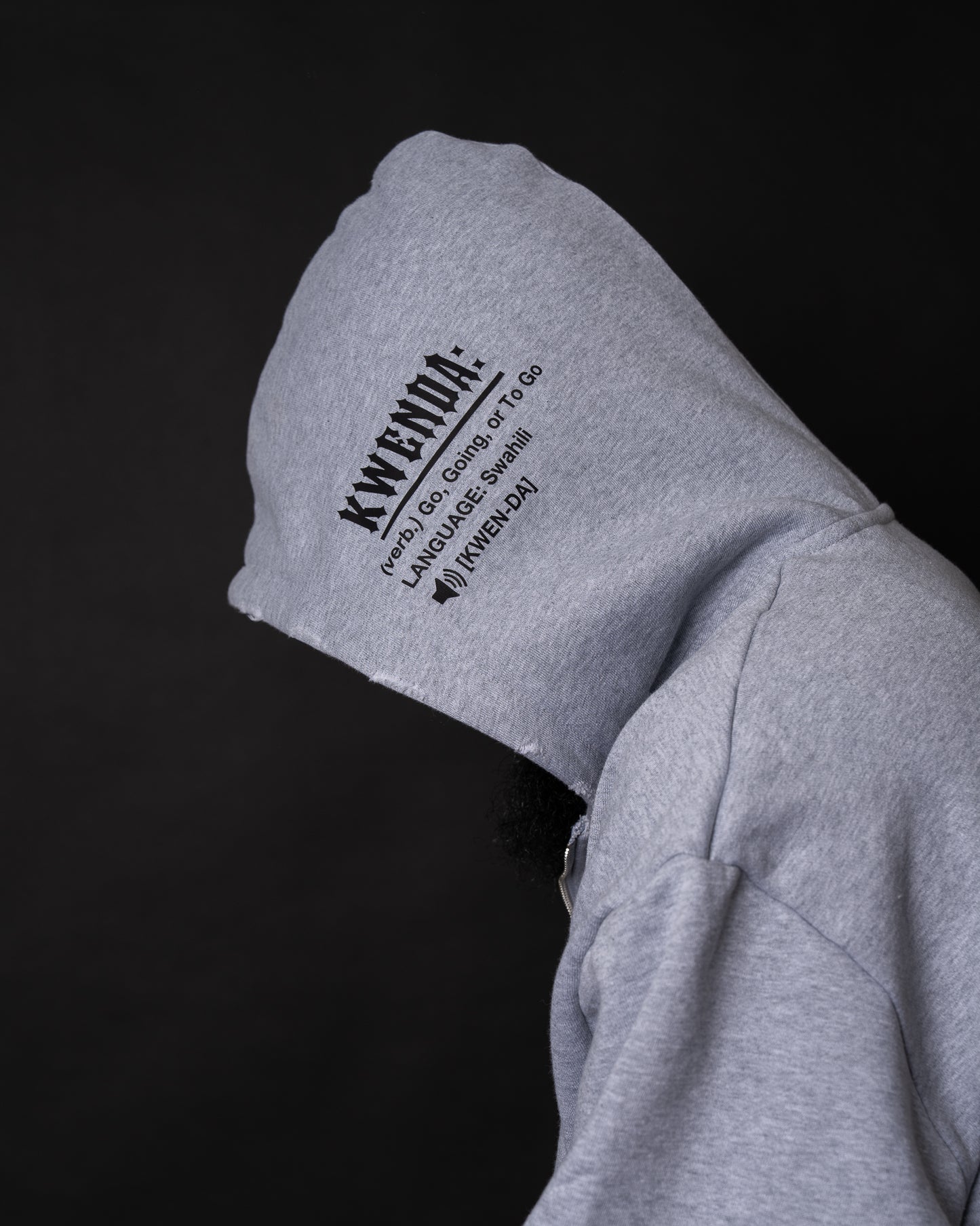 Heather Grey Cropped Zip Up