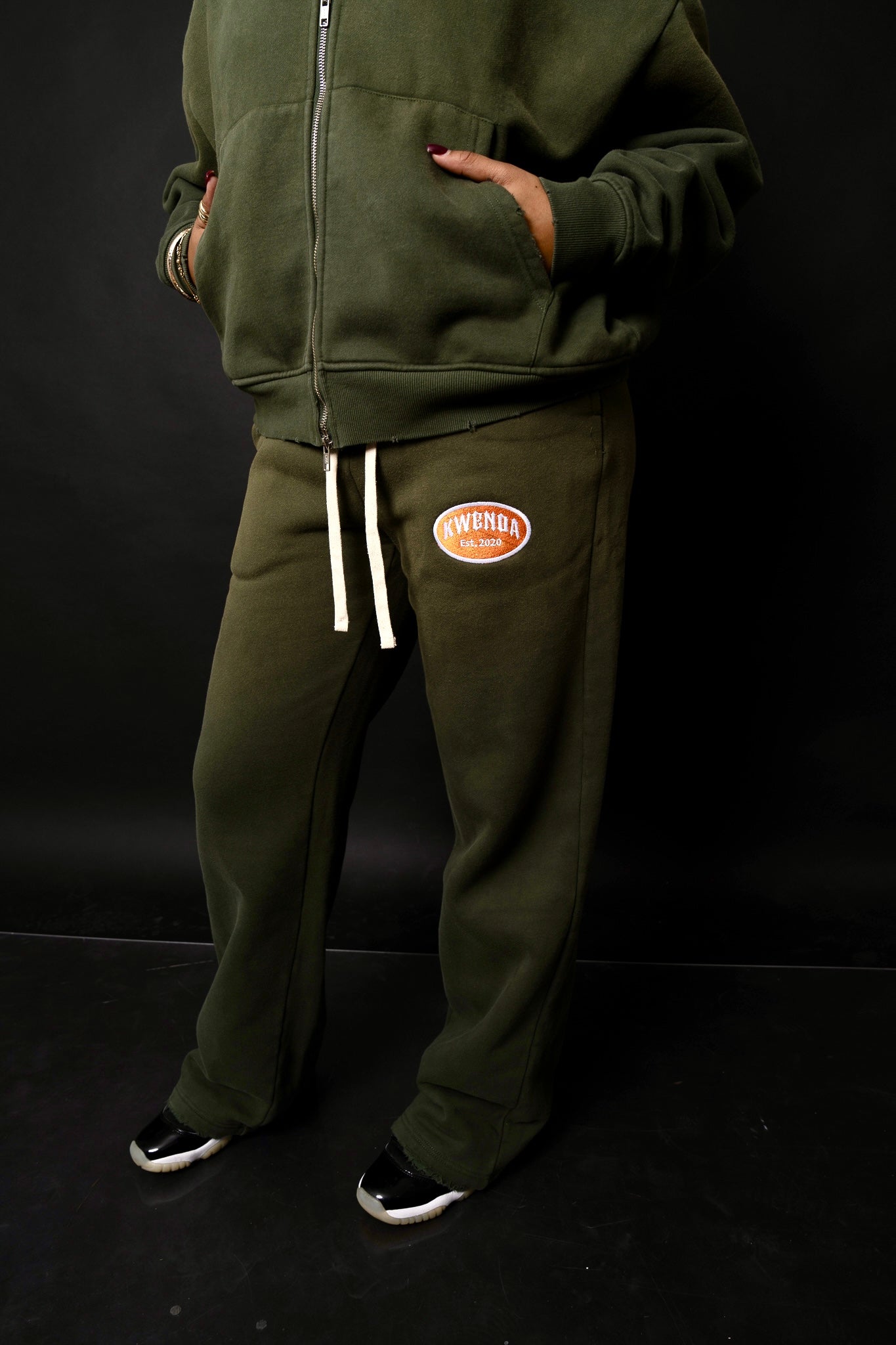 Olive Green Sweatpants