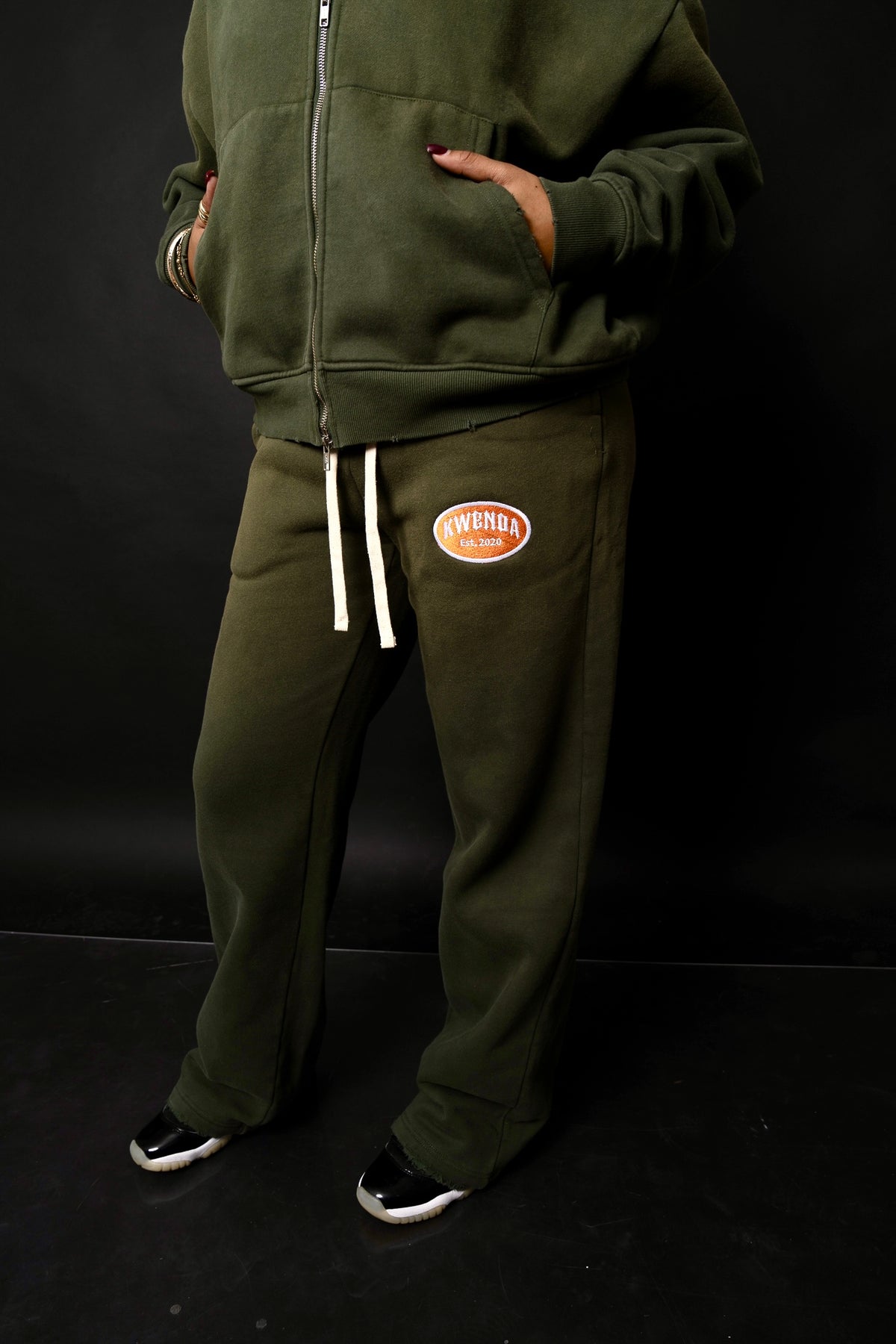 Olive Green Sweatpants