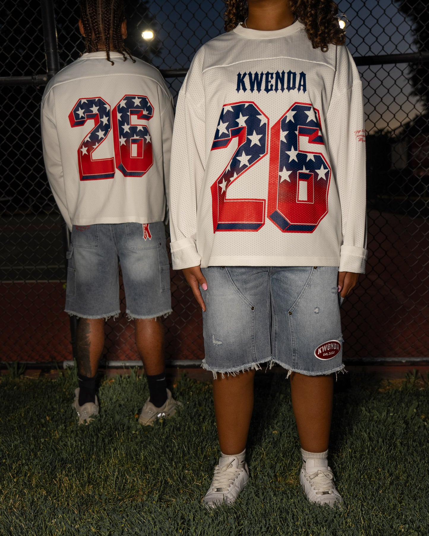 White Blue & Red Jersey