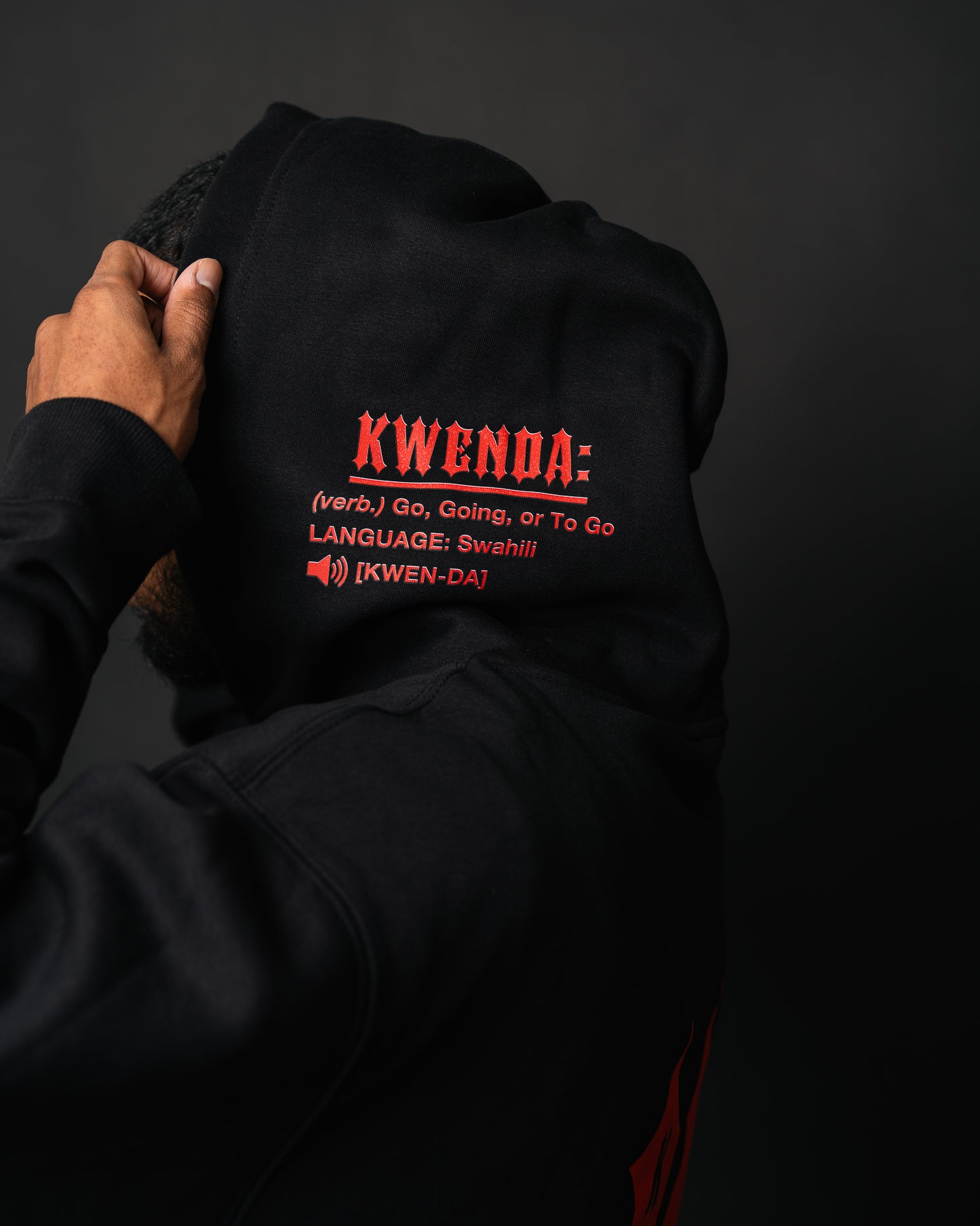 Black & Red Pullover