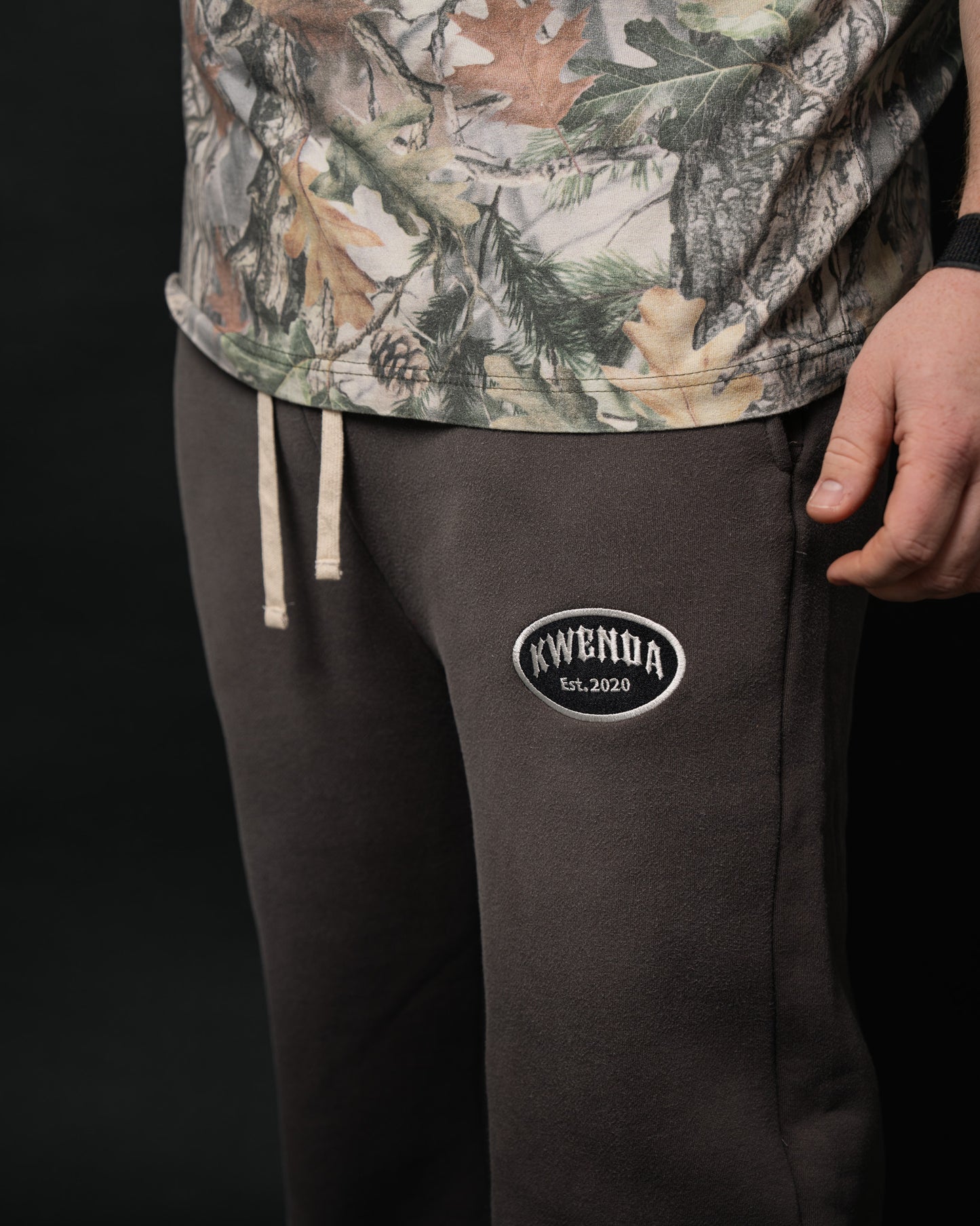 Charcoal Grey Faded Sweats