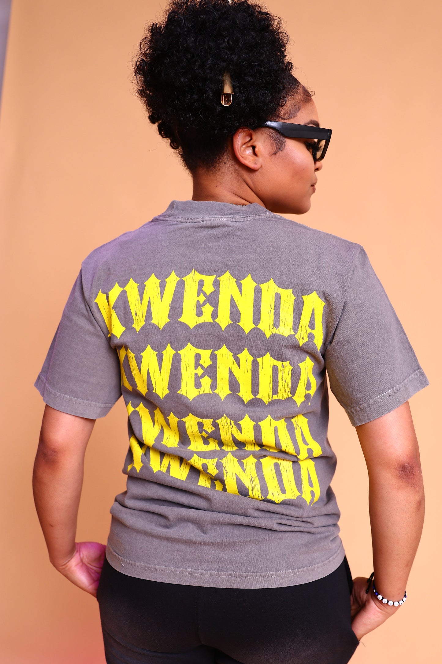 Gray & Yellow Kwenda T-Shirt