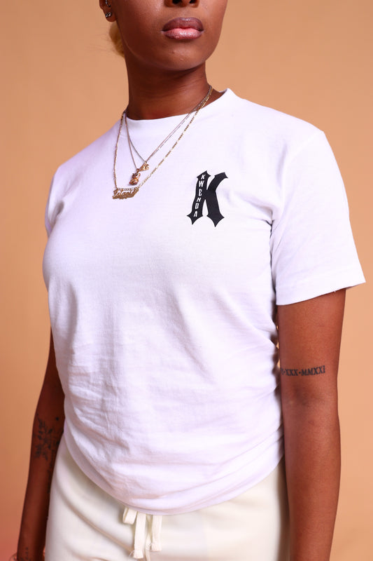 White Kwenda "K" T-Shirt