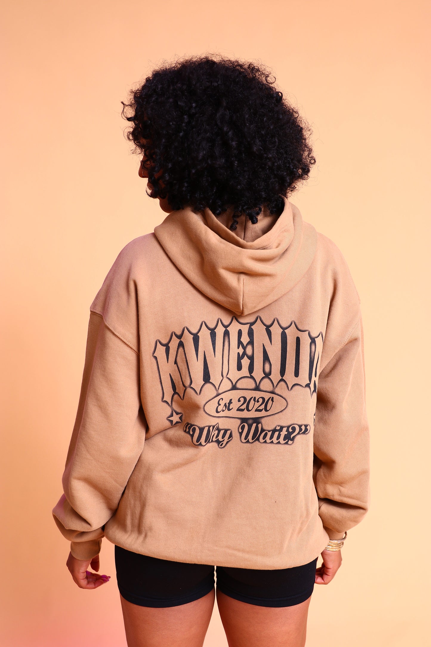 Brown "K" Pullover Hoodie