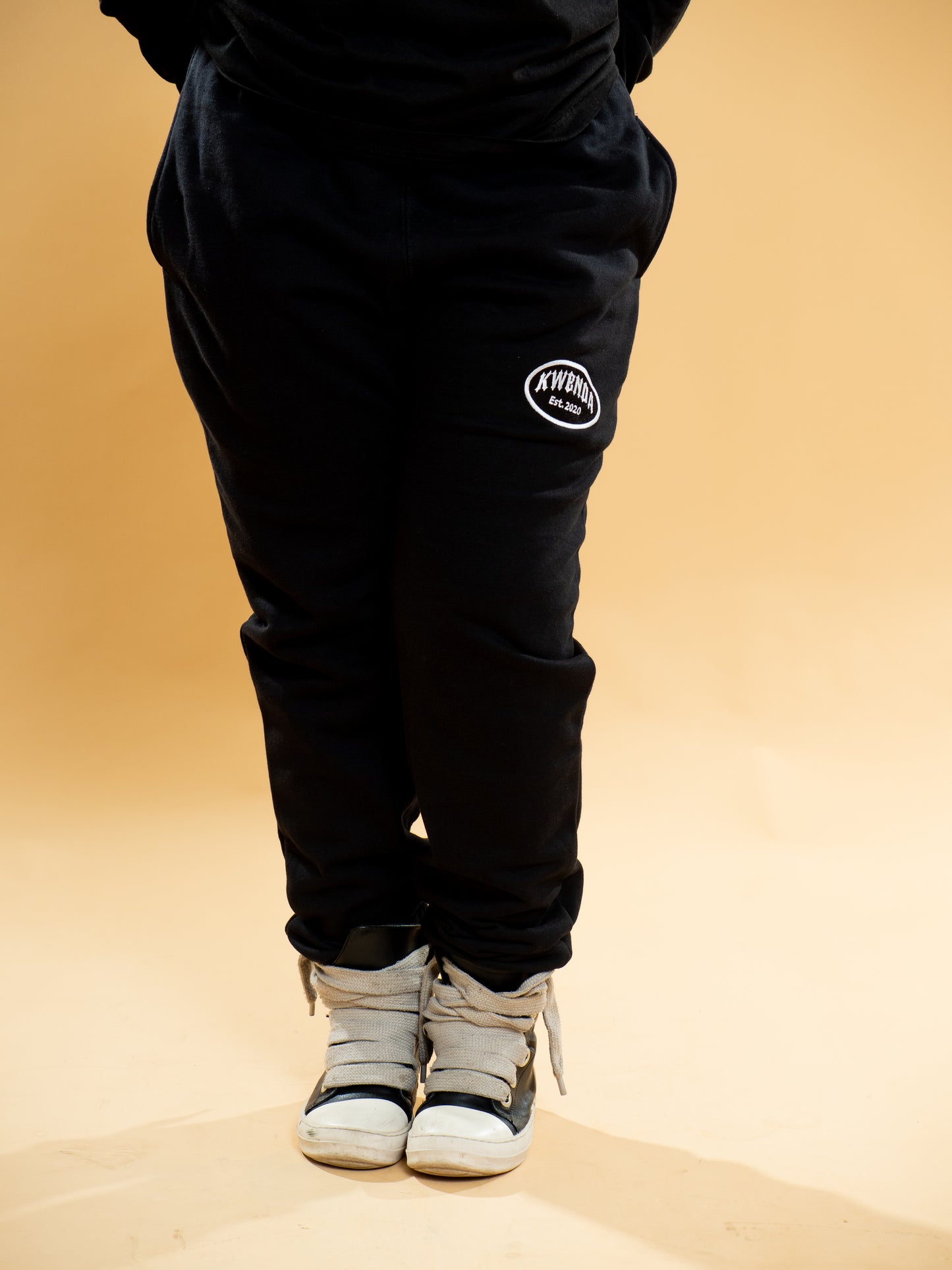 Black & White Kwenda Pants (Patch)