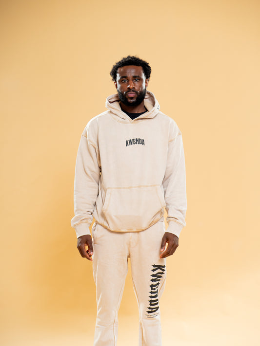 Cream Pullover Hoodie