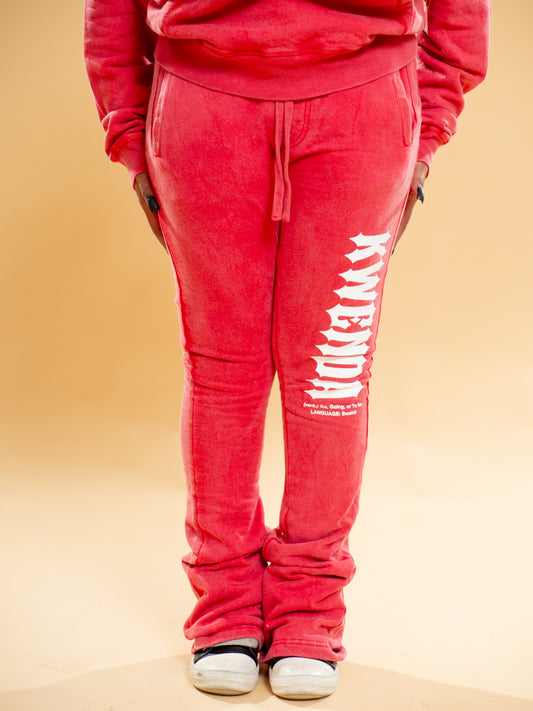 Red Kwenda Sweatpants