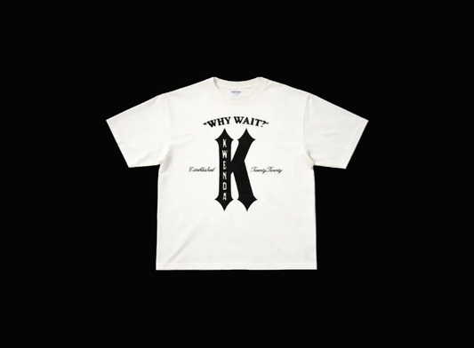 Black And White Boxy Tee